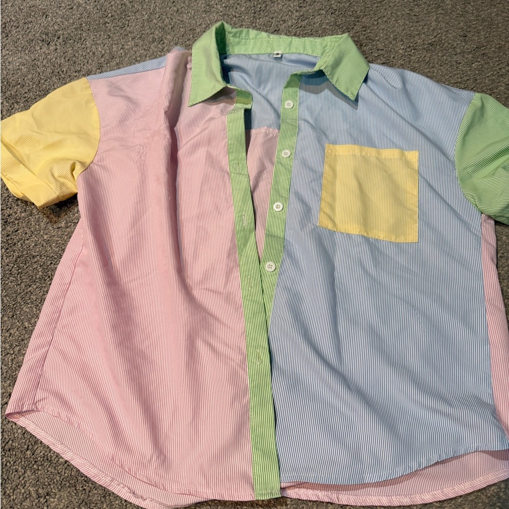 Colorful Striped Shirt